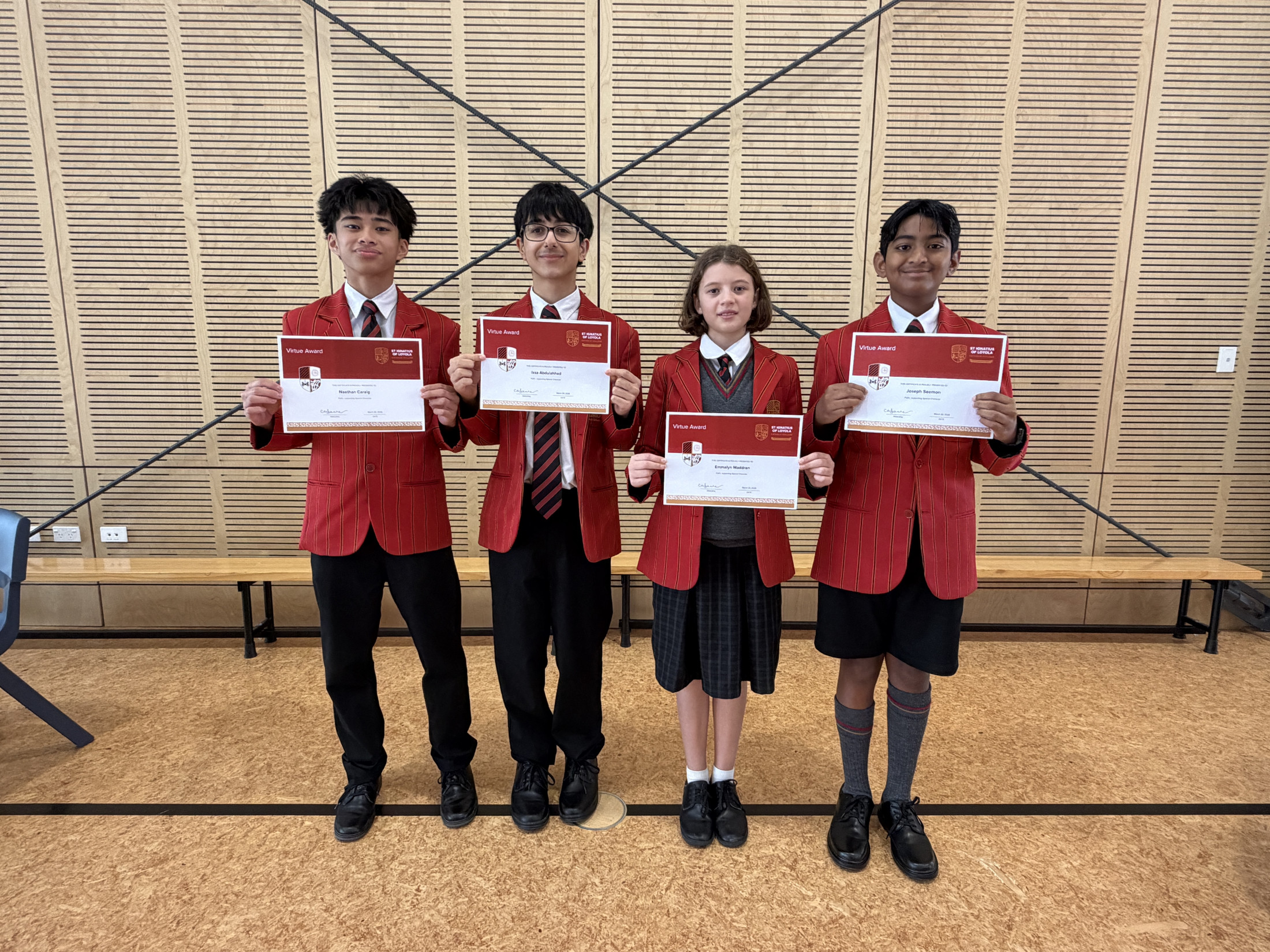 2026 Term 1 Virtue Awards