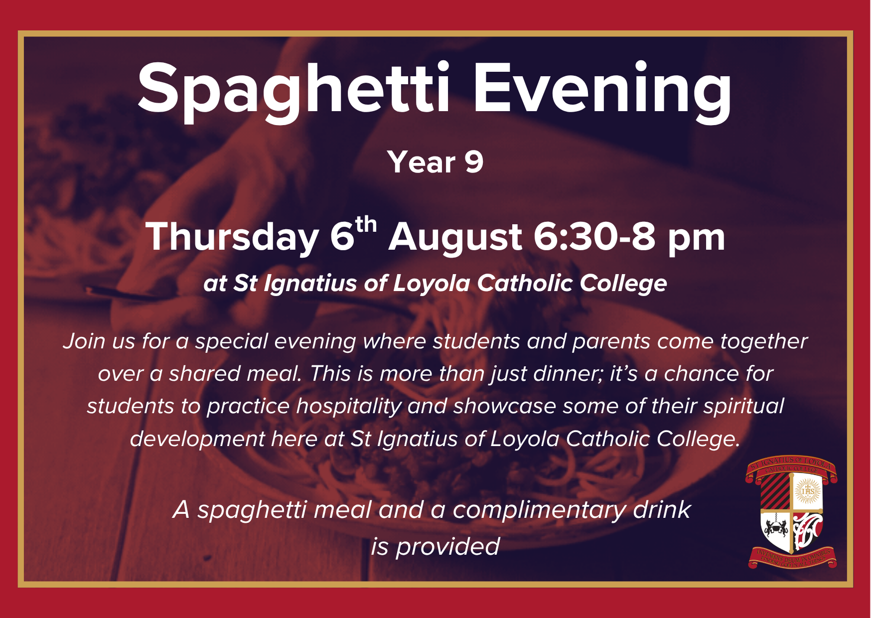 Year 9 Spaghetti Evening (1)